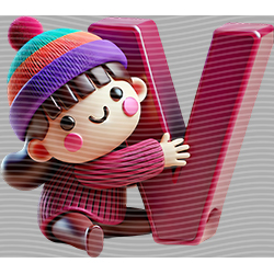 Cartoon letters-CL 595